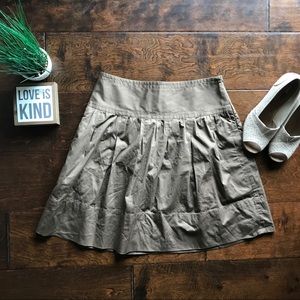 BCBG Coffee A-Line Skirt 6